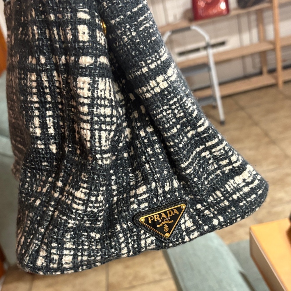 Prada Tweed Canapa Bag - Picture 2 of 12